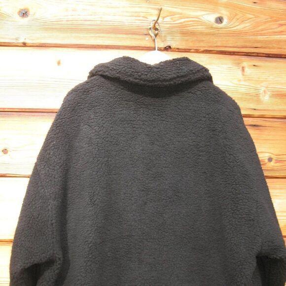 NWT I. Am. Gia Black Sherpa Teddy Oversized Jacket Pixie Coat - Picture 7 of 9